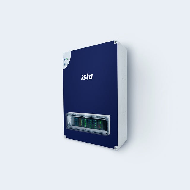 The background is coloured in white and in the centre is the Heat-Pilot from ista depicted.