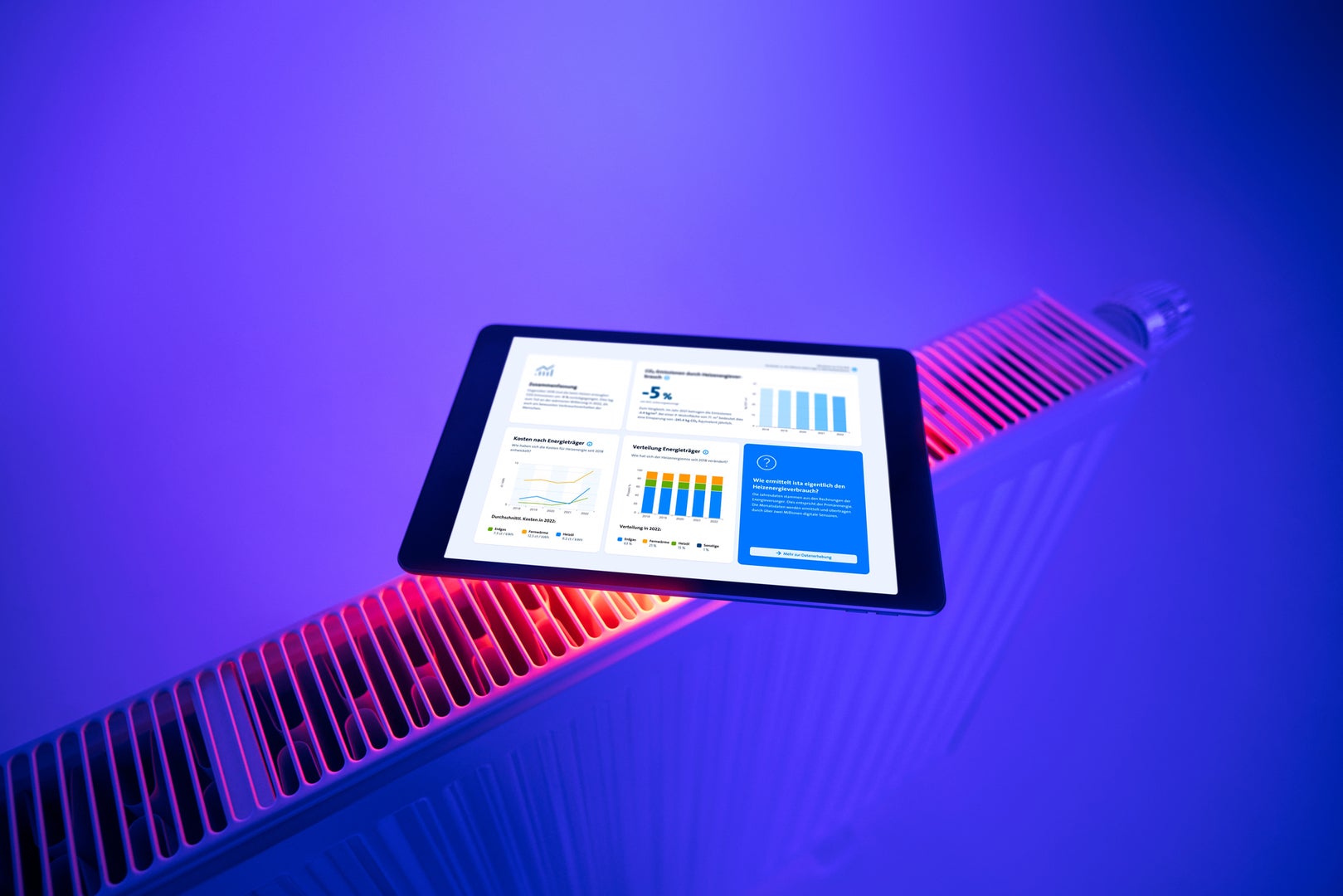 Digitale Pressemappe ista Heiz-O-Meter