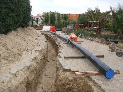 Réfection et création de réseaux d'eau dans le sud de la France